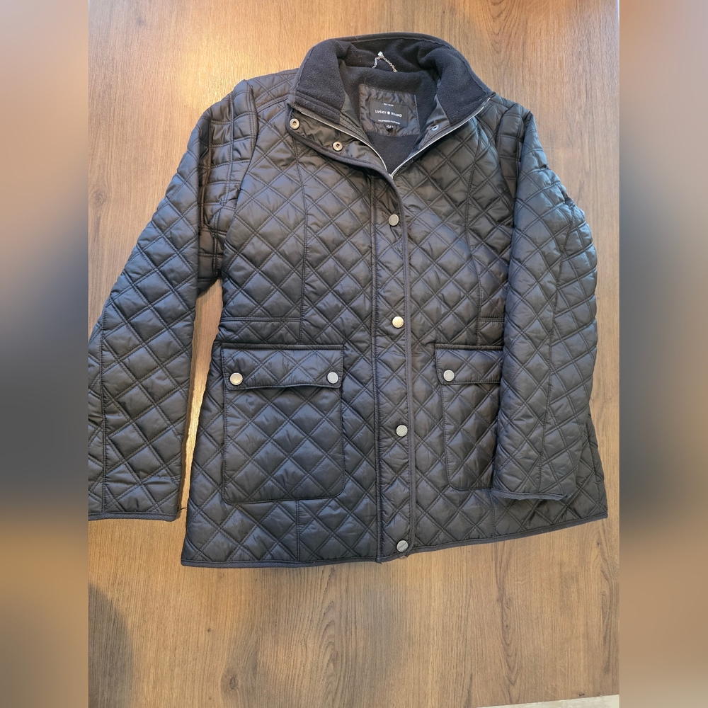 Women's Quilted Black Jacket